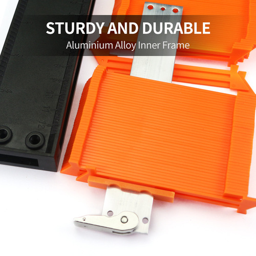 Contour gauge copying gauge with lock Contour woodworking measurement and shape gauge shape taker irregular measuring radian ruler