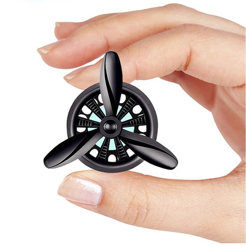 Air Force Three perfume car air outlet small fan rotating car air conditioner decorative propeller car aromatherapy