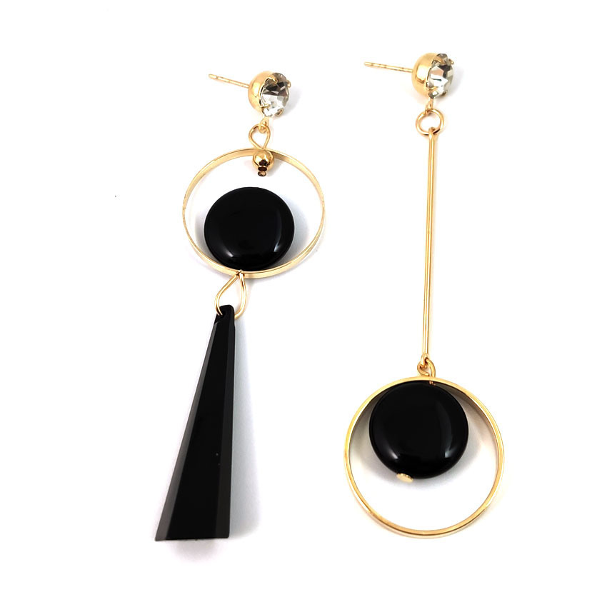 12g Weight Steel needle Ear Needle Material Drop Earrings Classification 1 Pair Quantity 1 Pair Vintage Style Classic Style Geometric Plating Alloy Drop Earrings