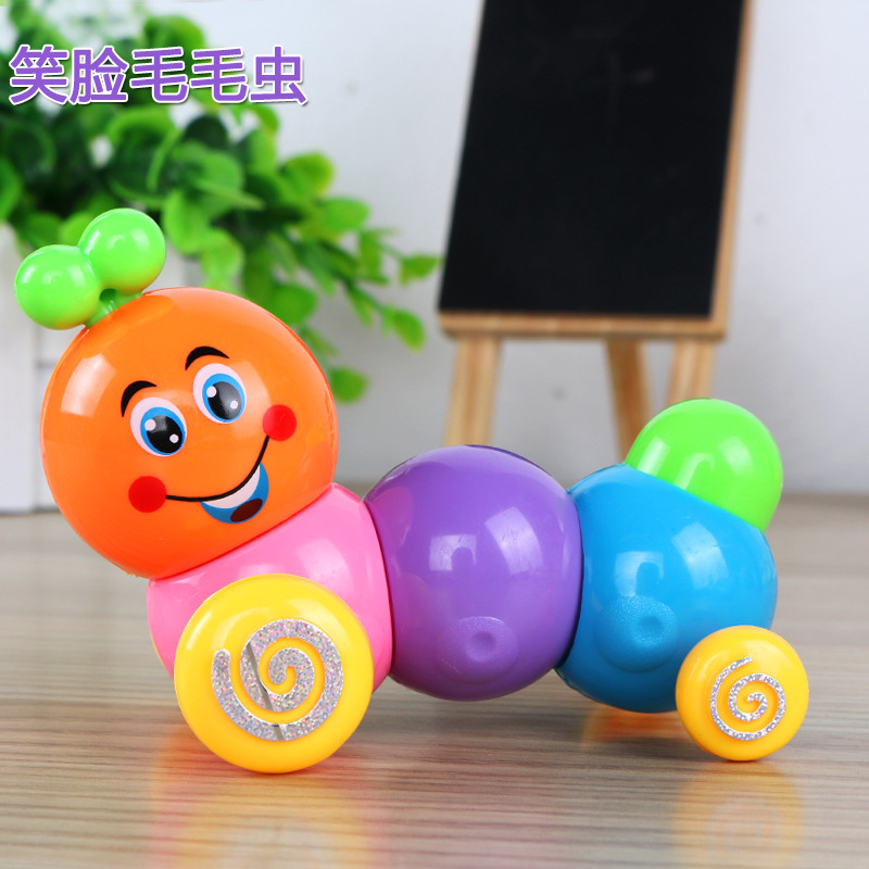 上链玩具发条玩具卡通上链毛毛虫身体可扭动淘宝热卖