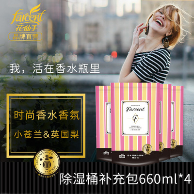 Flower Fairy Perfume Fragrance Repeatability Desiccant supplement Dehumidification barrel Moistureproof agent kitchen Desiccant 4 packing