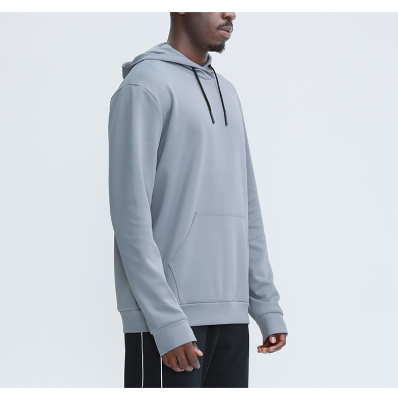 Man's clothing Hooded sports fitness hoodie Men's basketball training running sports long-sleeved coat_viptrois.com