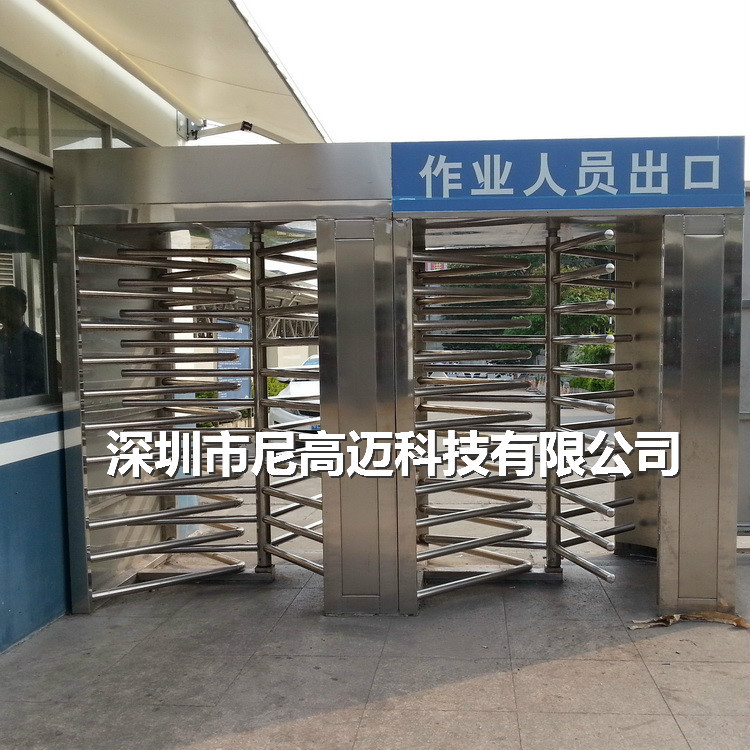 车站出口人流方向控制单向转闸门滚闸景区无人值守单向通行旋转门