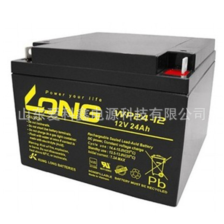 广隆蓄电池 WP24-12 12V24AH 铅酸蓄电池 UPS/EPS用电池