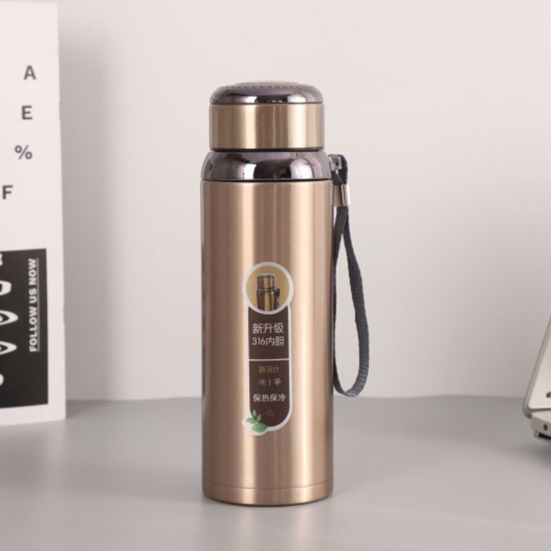 304不锈钢保温杯 商务真空杯子 手提杯 旅行杯学生杯子可保暖保冷|ms