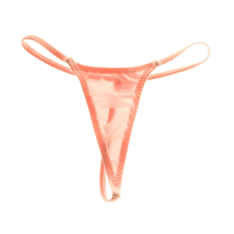 One-piece thin nylon women's thong women's T pants low waist stretch girl sexy underwear women's temptation pants