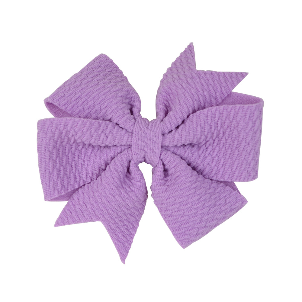 New V-shaped Ribbon Fishtail Bowknot Children's Hairpin Set display picture 9