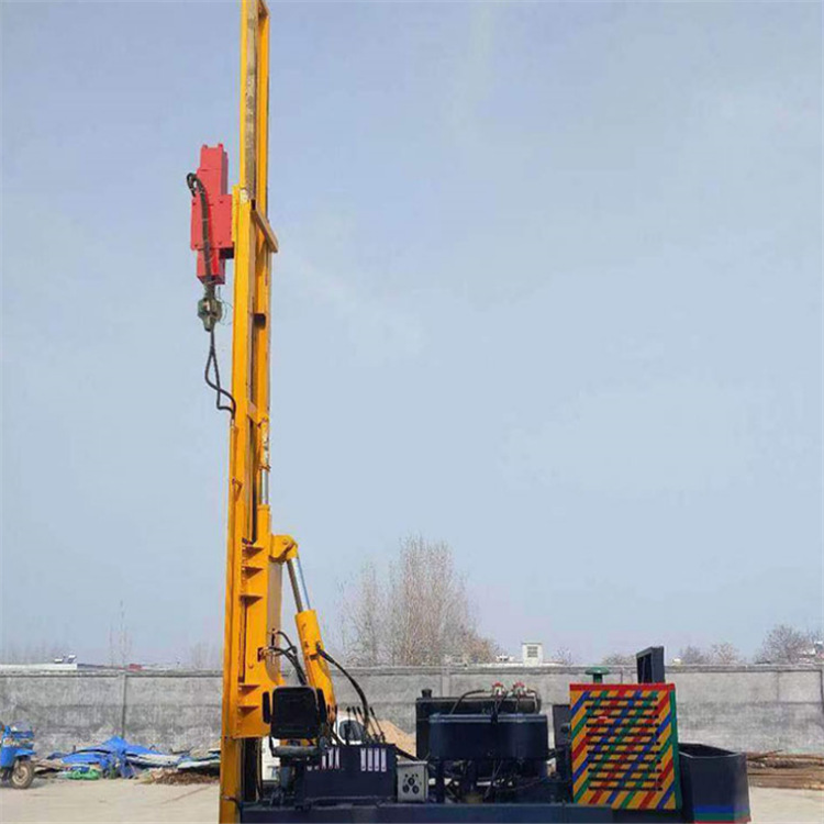 供应液压光伏打桩机 履带式全液压光伏打桩机厂家直销现货供应