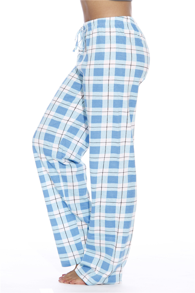 245g Weight Full Length Pants Length Spandex, Polyester Fabric Type Mid Waist Waist Line Casual Pants, Straight Pants Pants Type Stretchy Elasticity Holiday, Daily Occasion Loose Fit Type Plaid Pattern Summer, Spring Season Women's Gender Streetwear Style Women's Holiday Daily Streetwear Plaid Full Length Casual Pants Straight Pants 10