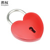 Red love with key hanging lock couple lock love Qixi Scenic Area Wish Lock Lock Temple Praying Lock Spot