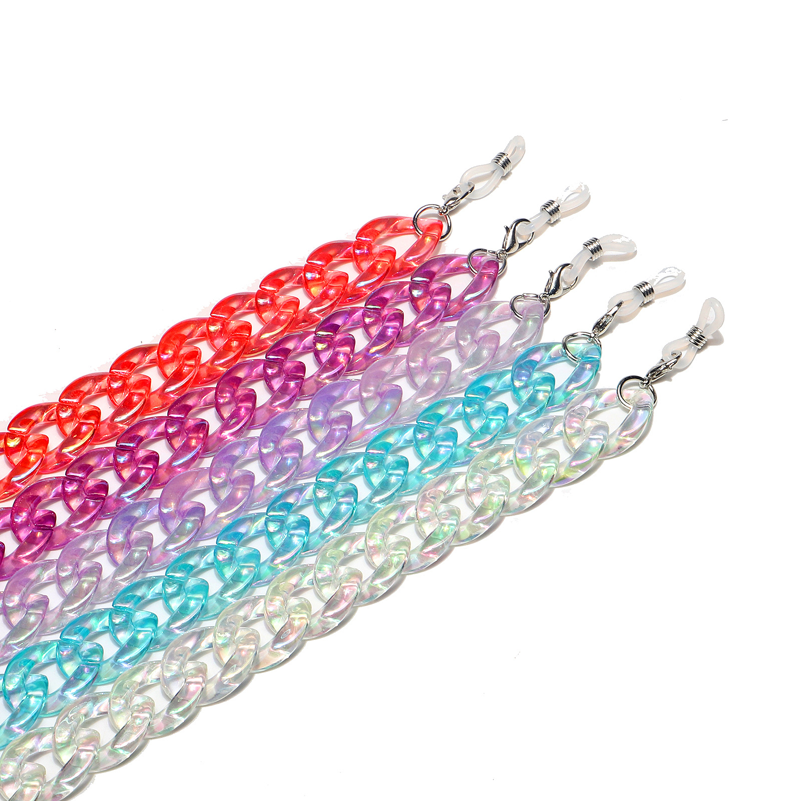Acrylic Plastic Transparent Glasses Chain display picture 1