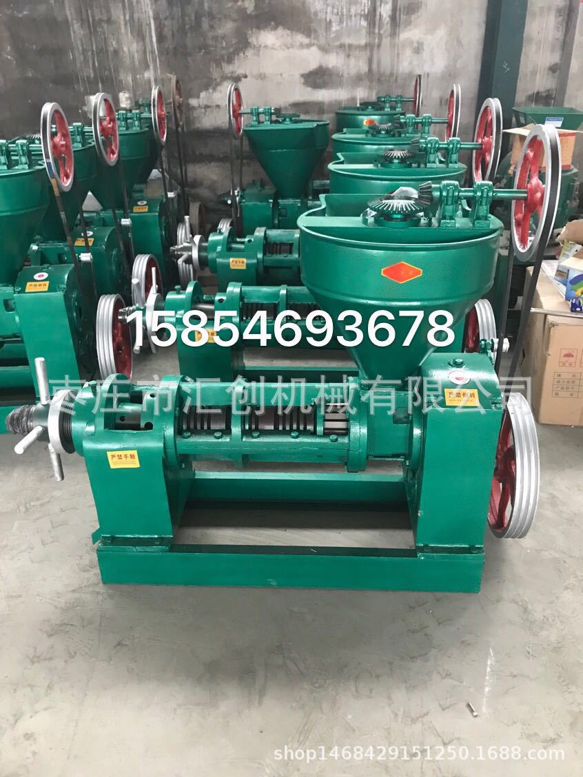 全自动榨油机  豆制品配套螺旋榨油机 做豆皮配套冷榨榨油机