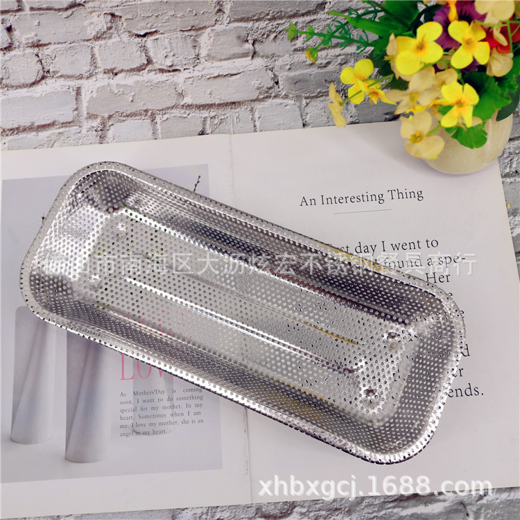 不锈钢方形筷子篮 冲孔筷子笼 沥水筷子盒消毒柜筷子架厨房收纳盒|ms