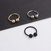 Retro brand one size fashionable ring, European style, simple and elegant design