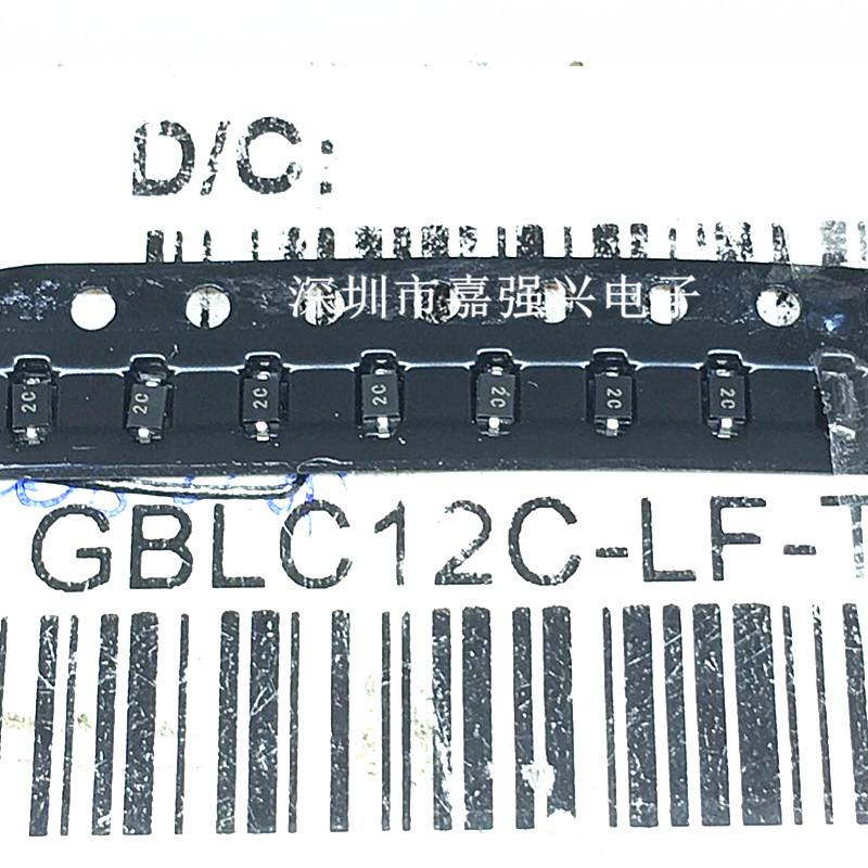 原装全新 GBLC12C-LF-T7  丝印2C SOD-323  贴片ESD保护二极管