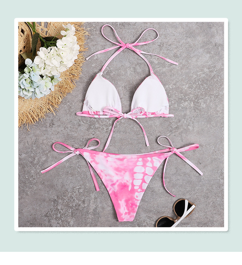 Gradient Deep V Sling Bikini Set NSALS50309