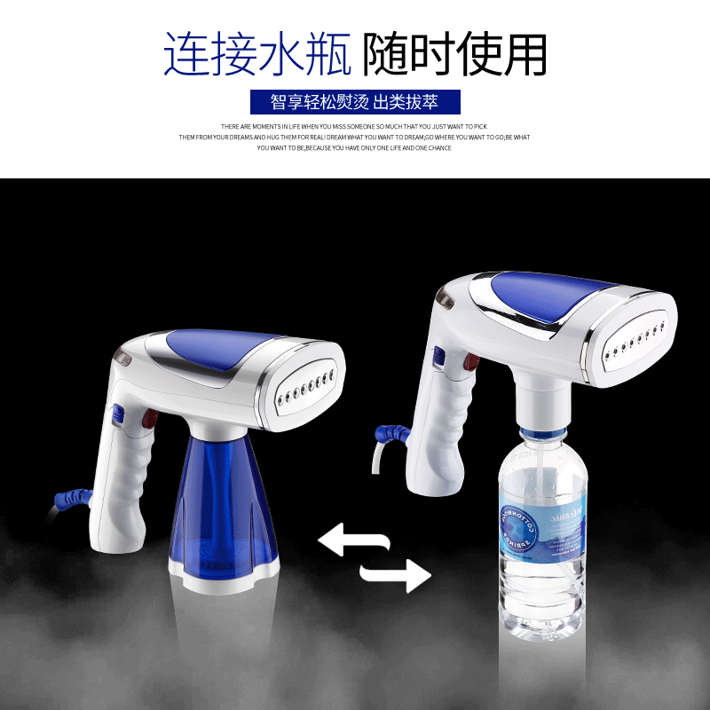 出亚马逊 新品手持挂烫机家用折叠蒸汽熨斗1600W便携式迷你熨烫机详情2