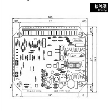 Automatic Voltage Regulator for Diesel Generator AVR DSR A6762