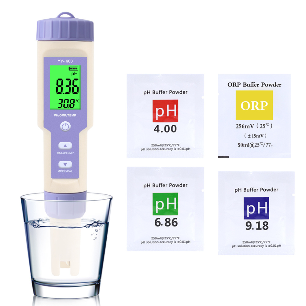 IP67防水ORP计氧化还原电位测量仪笔pH值检测仪酸度计温度检测笔