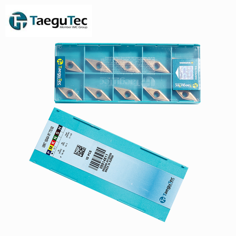 韩国特固克TaeguTec数控车刀片VBMT 160404 MG TT5100 菱形刀粒