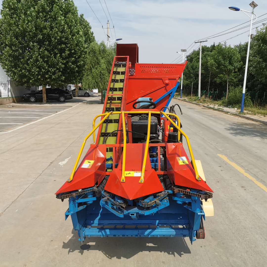 鲜玉米收获机拖拉机背负式苞米联合收割机自走式玉米收割台