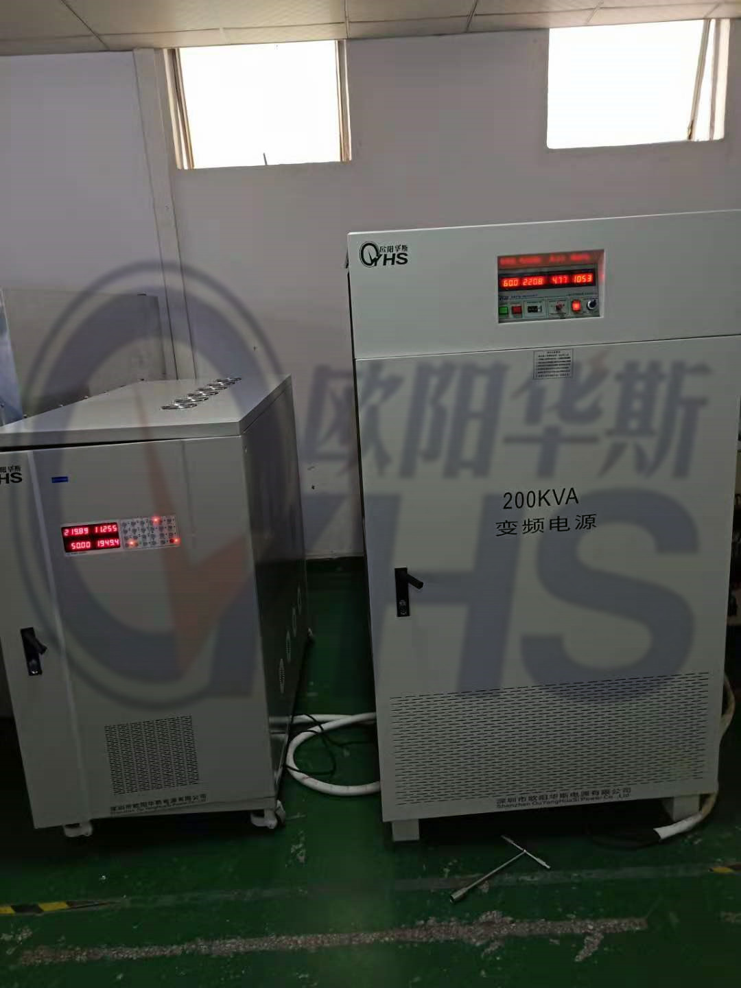 老客户回购45KVA变频电源|110V/60HZ|测试搅拌机、电饭煲、咖啡壶