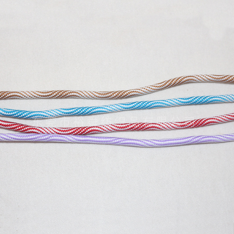 手工diy皮绳饰品配件波纹松紧绳波纹绳多规格尺寸可定制