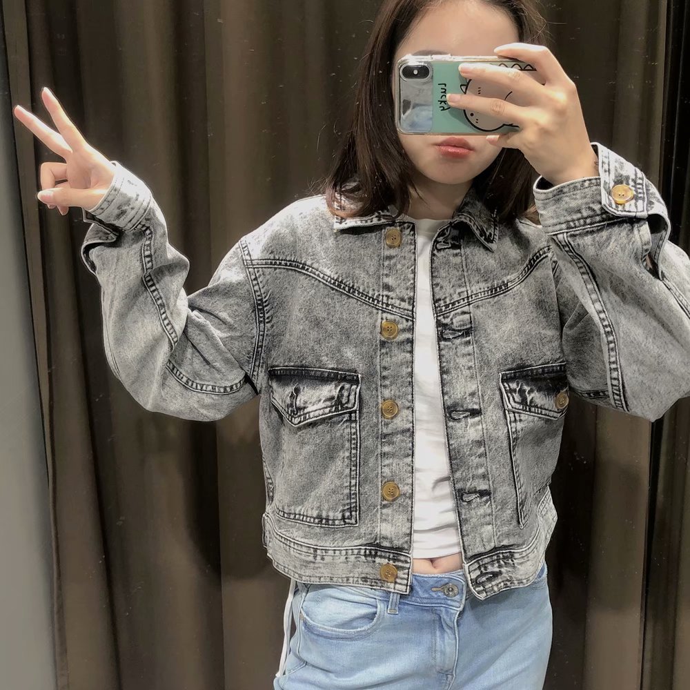 wholesale summer pickling women s denim jacket  NSAM5364