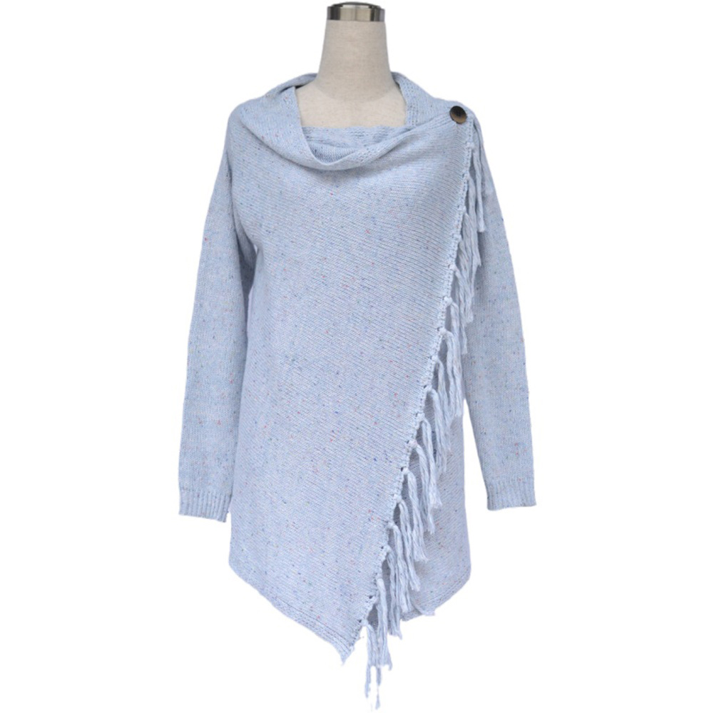 350g Weight Sweater Outerwear Type Long Sleeve Sleeve Length Regular Sleeve Sleeve Type Polyacrylonitrile Fiber, knit Fabric Type Long Top Length Daily Occasion Scarf collar, Pullovers Neckline Loose Fit Type Solid Color Pattern Winter, Autumn Season Women's Gender Hollow Out Design Streetwear Style Wholesale Women's Streetwear Solid Color Long Sleeve Hollow Out Sweaters & Cardigans 7