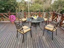 休闲阳台桌椅套件桌椅组合室外庭院家具欧式铁艺休闲花园阳台桌椅