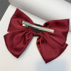 Hairgrip with bow, hair accessory handmade, Korean style, wholesale