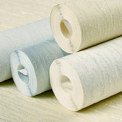 現代簡約純色素色矽藻泥無紡布壁紙3d精壓牆紙臥室客廳電視背景牆