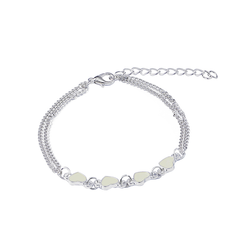 new hearttoheart loveshaped heart luminous ladies trendy bracelets jewelry wholesalepicture8