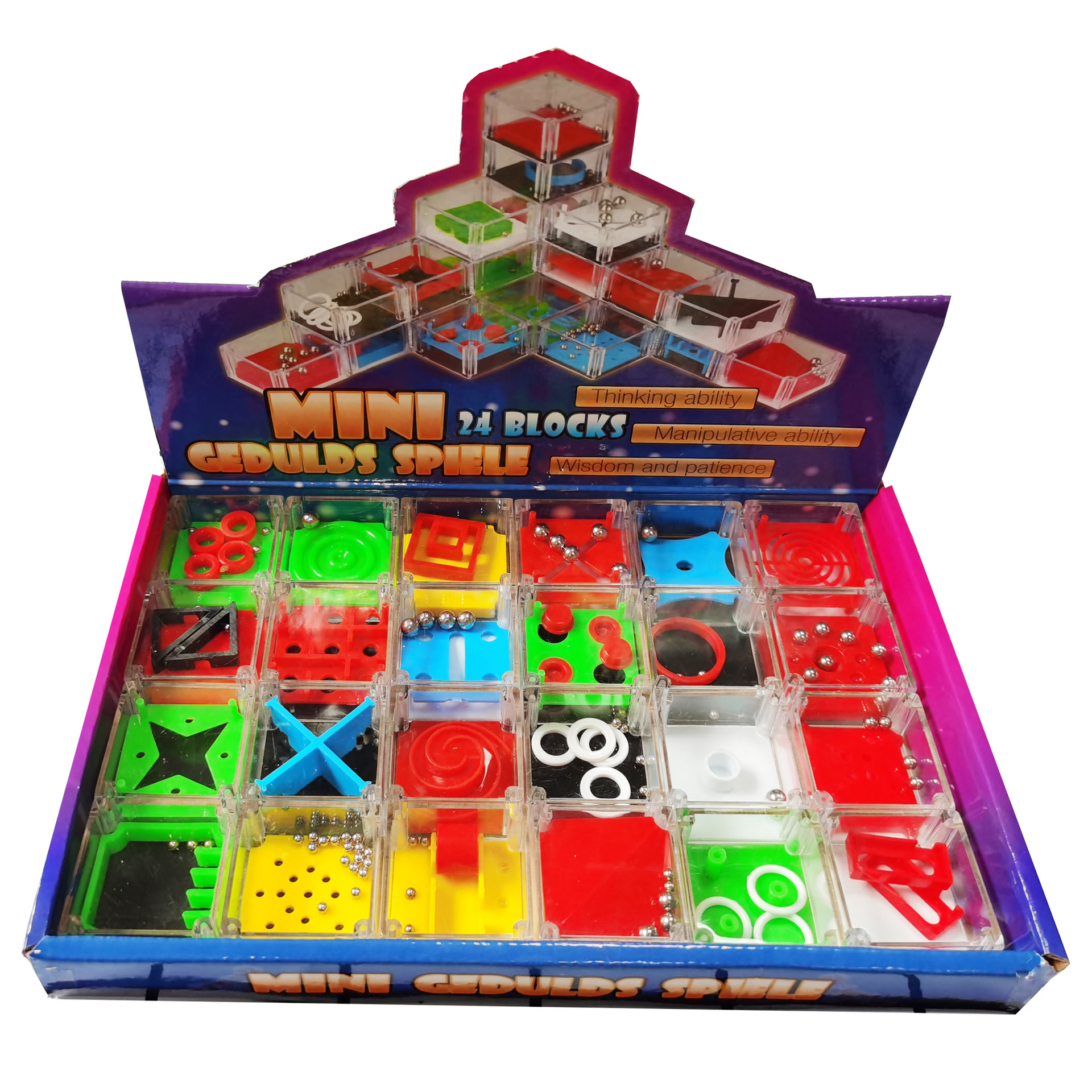 Descompresión juguetes niños inteligencia competitiva ciencia y educación educativa gravedad laberinto caja equilibrio juego de tapa dura versión