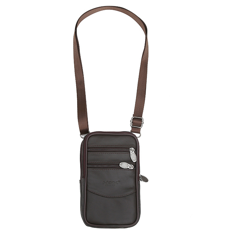 Manufacturers Selling Four-Layer Men's Large Backpack Multi-Functional Shoulder Bag Business Oblique Span Portable Office Mobile Phone Bag undefined