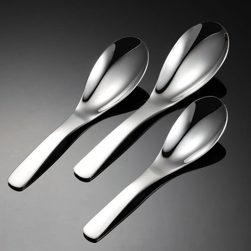 Ain Western Food Hotel 304 stainless steel spoon household spoon palace round head spoon children's spoon Chinese spoon