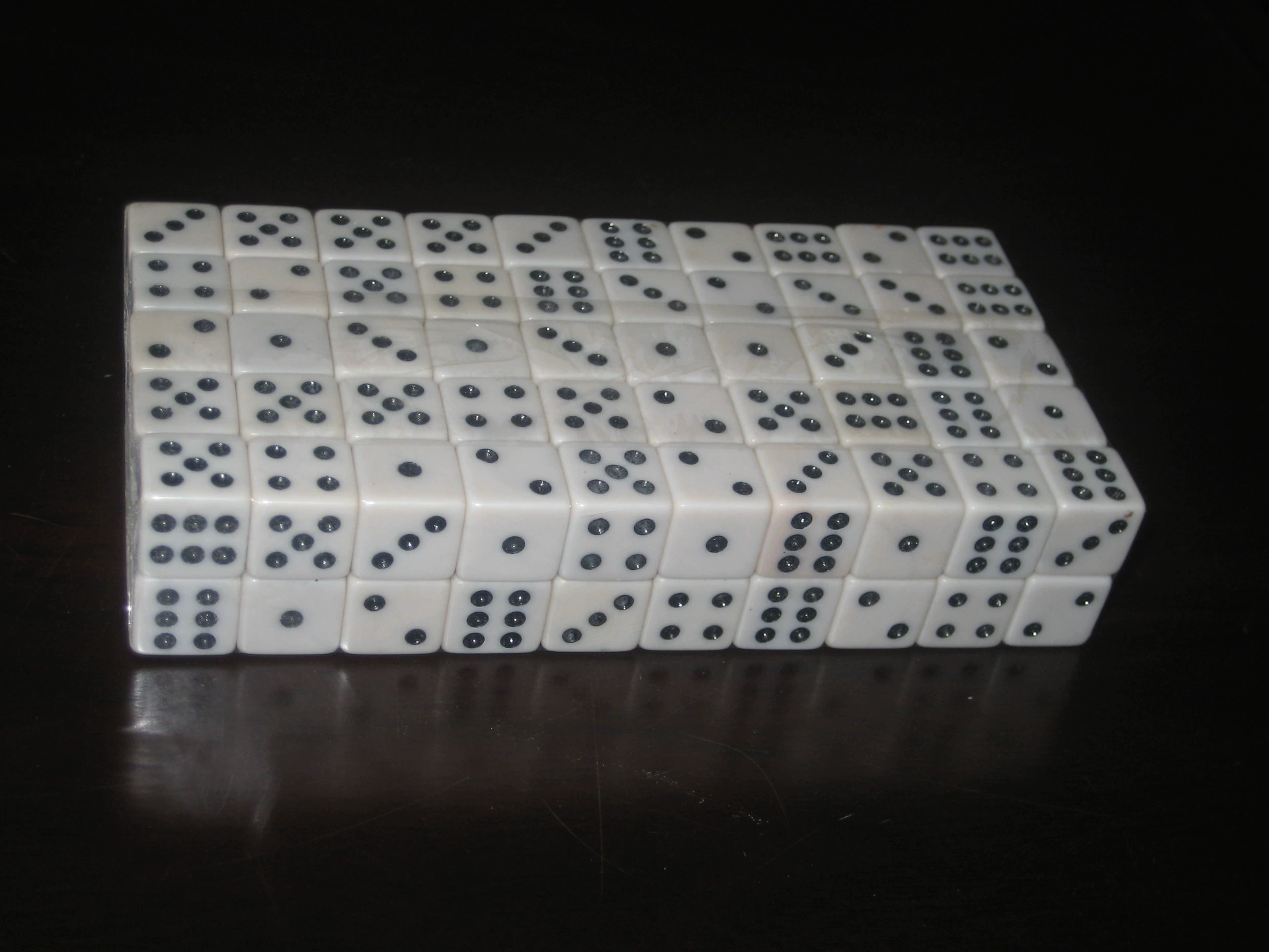 White dice, 12mm