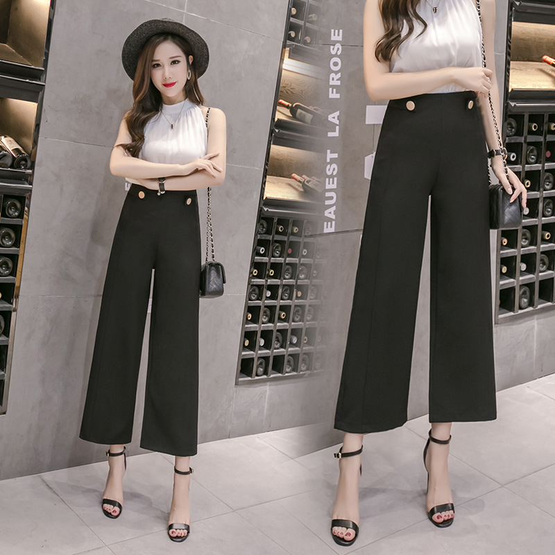 Pantalon léger femme en coton - Ref 3430164 Image 1