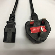 英規電源線ce英標插頭線帶保險絲13A香港電腦主機線英國新加坡線