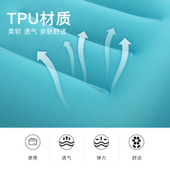 Travel Outdoor Inflatable Pillow Waist Support Pillow Portable Storage Air Pillow Airplane Pillow Travel Neck Pillow Travel Trio