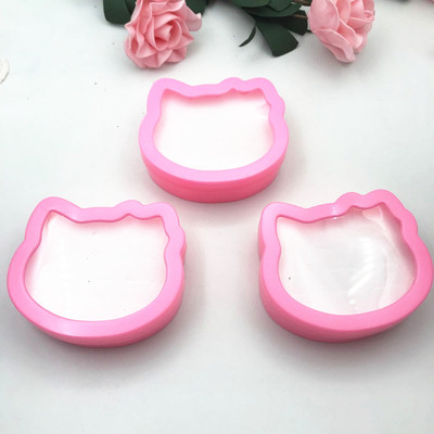 廠家直銷新款12只戒指盒子多款愛心盒塑料盒耳夾戒指收納飾品盒