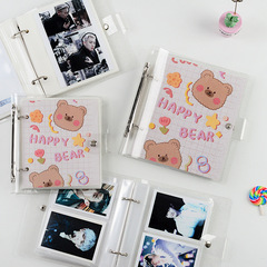 Wholesale supply of small bear wire-bound photo albums, photo albums, movie ticket storage, postcards, 3-inch and 5-inch.