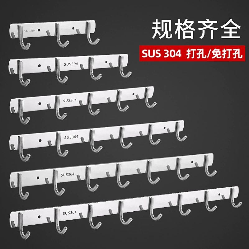 Крюк кухни крюка полотенца гостиницы инженерства туалета ванной комнаты нержавеющей стали крюка 304 пальто после двери