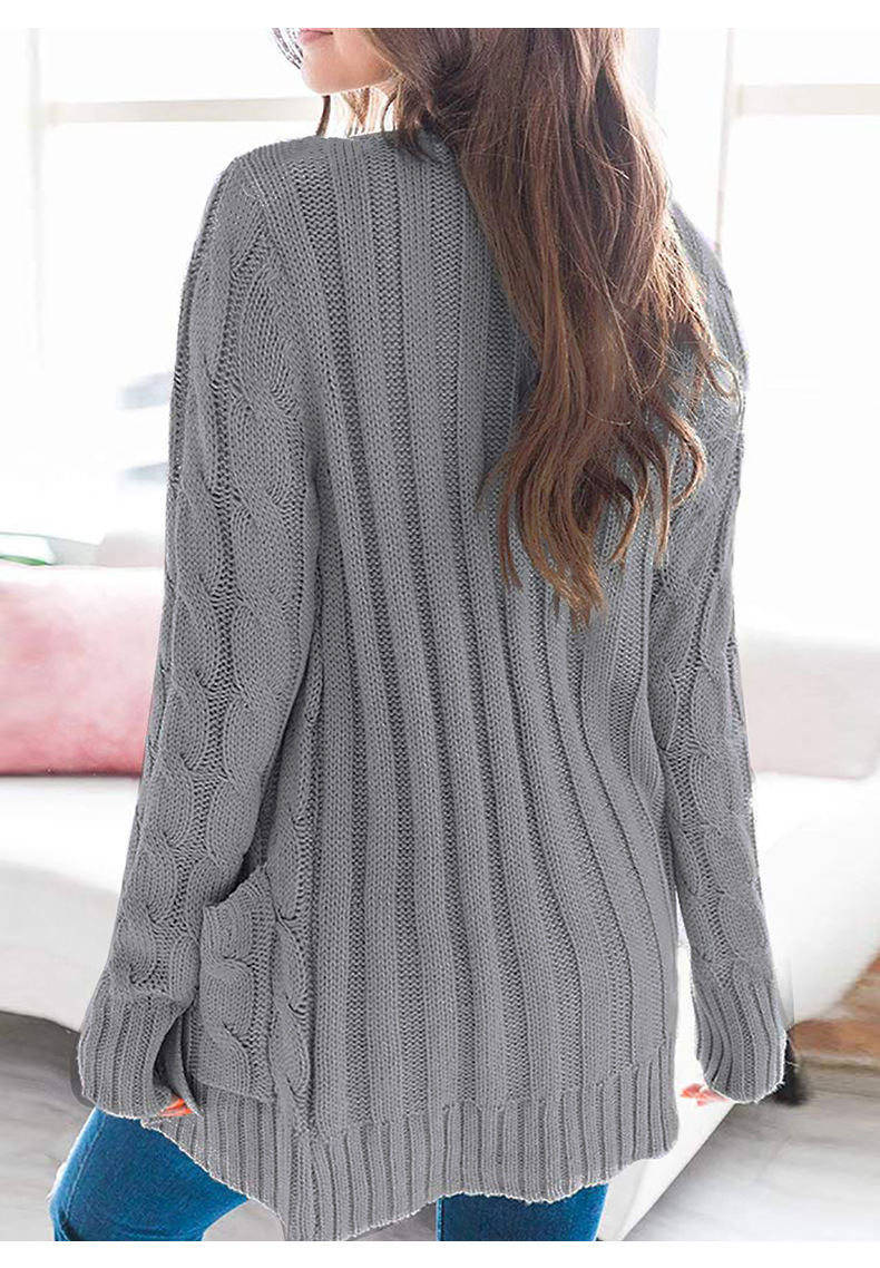 large size sweater sweater fashion long loose cardigan ladies sweater  NSSI2937