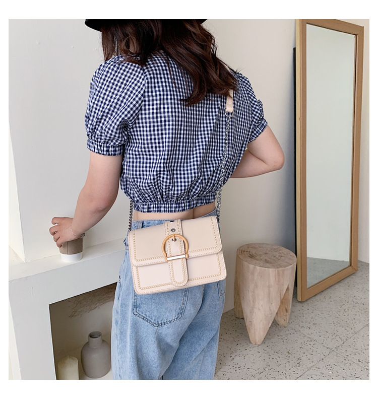 New Korean Fashion Chain Trend Wild Shoulder Messenger Small Square Bag display picture 24