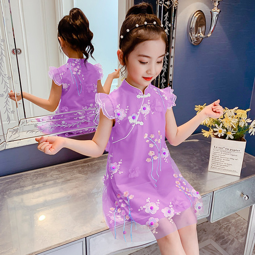 Girl Chinese Dress dress children Chinese Dress cheongsam dress