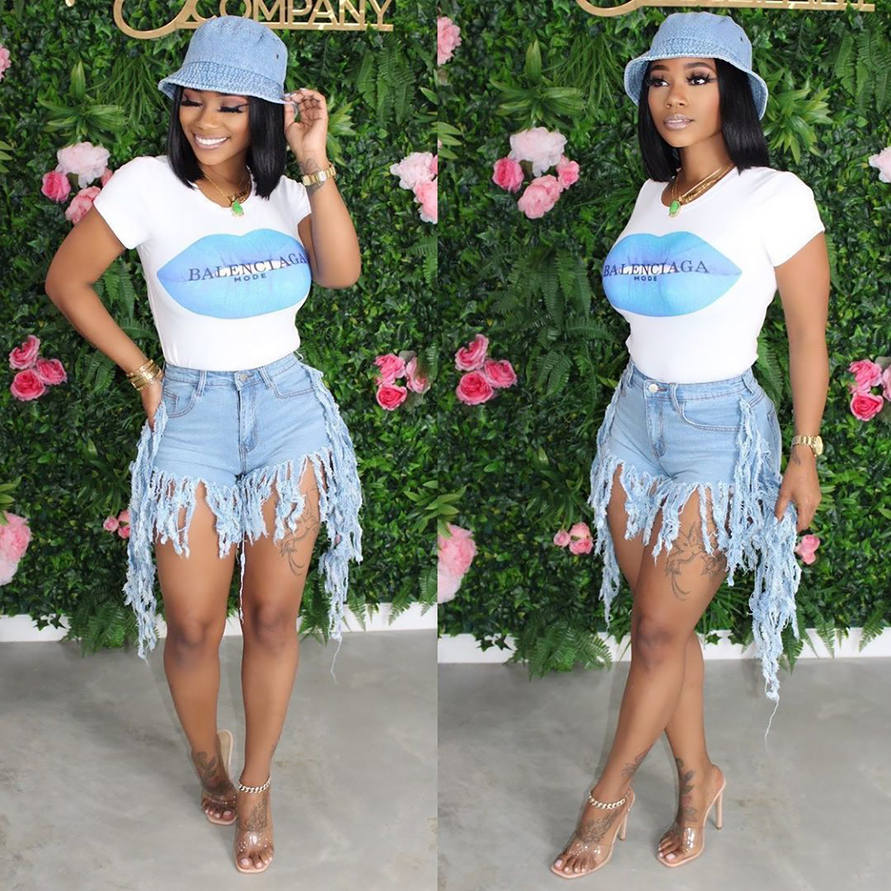 Women Clothing  Women Clothing Tasseled Jeans  Women Clothing (Pants Only) in Shorts