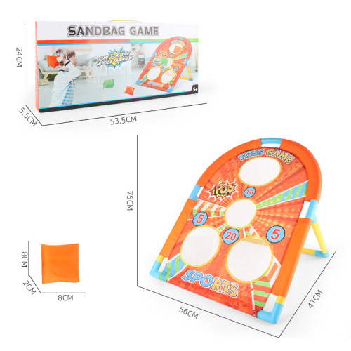 Cross-border children's sandbag throwing game toy parent-child interactive sandbag throwing bag throwing board sports equipment teaching aid