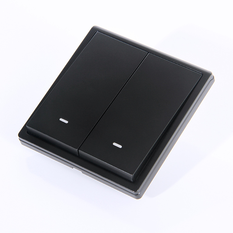 DC, lightweight black wall button indoor, switch key, new collection, 12v