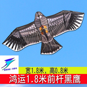 潍坊风筝批发包边小钢鹰风筝老鹰风筝前撑杆鹰风兜鹰风筝弯鹰平鹰